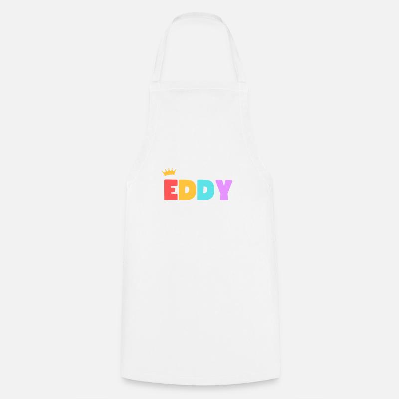 Eddy! Customizable - Cooking Apron - white
