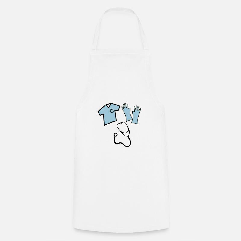 Infirmière - Tablier de cuisine - blanc