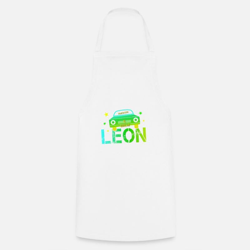 Leon Geburtstag Leon - Kochschürze - Weiß