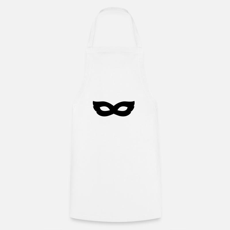 masque - Tablier de cuisine - blanc