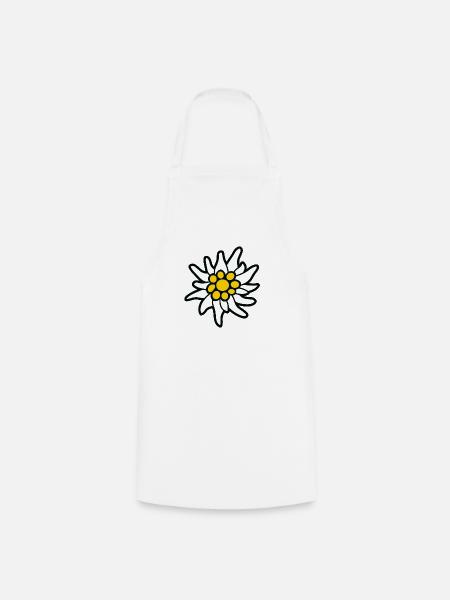 Edelweiss - Kochschürze - Weiß