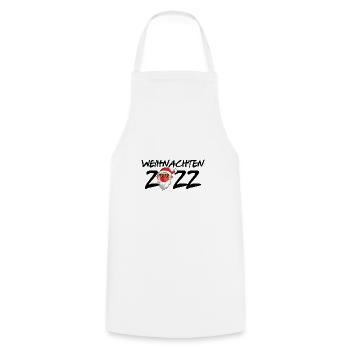 Weihnachten 2022 - Weihnachtsshirt Weihnachtsmann - Kochschürze - Weiß - Vorne - AI Model Male 185 dark (185cm)