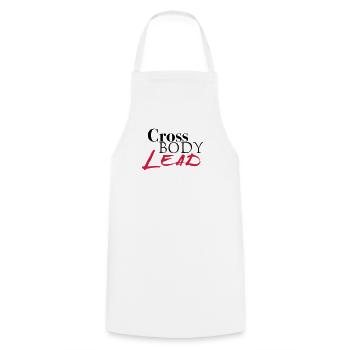 Cross LEAD BODY - Salsa Dance Shirt - Tablier de cuisine - blanc - Devant - AI Model Male 185 dark (185cm)
