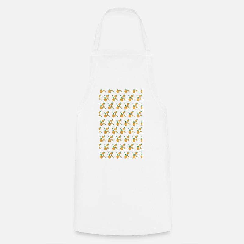 Pineapple, pineapple, pineapple, fruit - Cooking Apron - white
