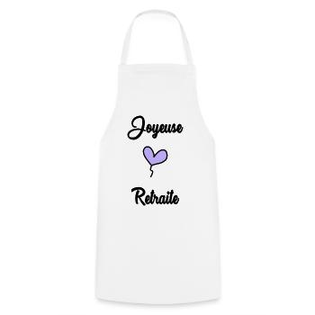 retirement - Cooking Apron - white - Front - AI Model Male 185 dark (185cm)