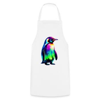 Pingouin - Tablier de cuisine - blanc - Devant - AI Model Male 185 dark (185cm)