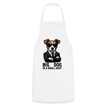 Jack Russell Terrier Anzug Chef Hund Geschenk - Cooking Apron - white - Front - AI Model Male 185 dark (185cm)