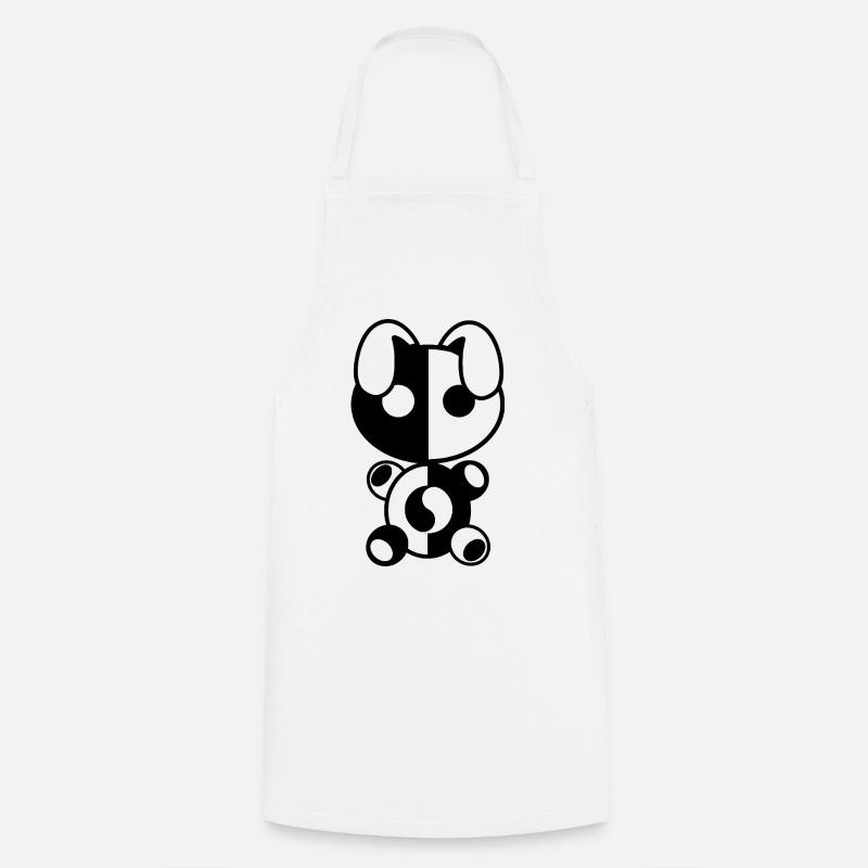 Plush : Yiny - Tablier de cuisine - blanc