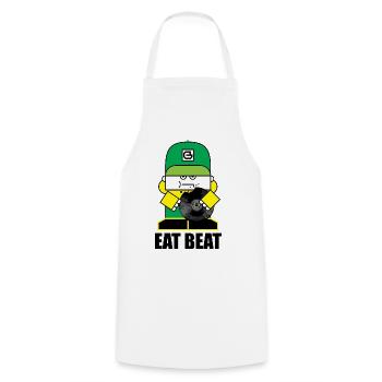 Eat Beat Vinyl Kid - Tablier de cuisine - blanc - Devant - AI Model Male 185 dark (185cm)