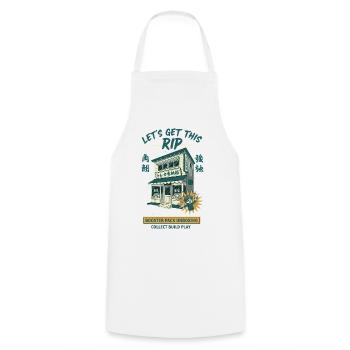 On va déballer le pack d’extension Build Collecter - Tablier de cuisine - blanc - Devant - AI Model Male 185 dark (185cm)