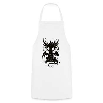 Chemise Dark Dragon Mignonne Gothique Mignonne Dragon - Tablier de cuisine - blanc - Devant - AI Model Male 185 dark (185cm)