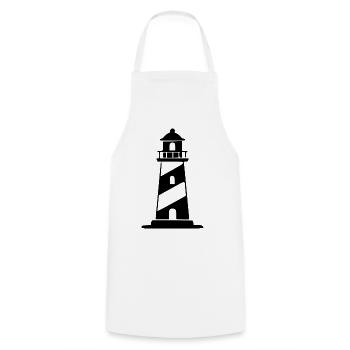 Northern Germany Holiday Gift North Sea Ostee - Cooking Apron - white - Front - AI Model Male 185 dark (185cm)
