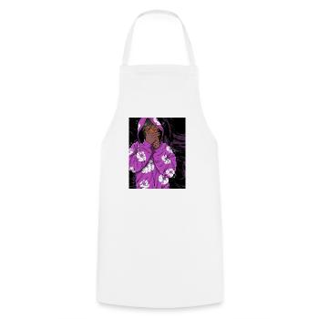 Purple Cloud Hoodie Hush - Kochschürze - Weiß - Vorne - AI Model Male 185 dark (185cm)