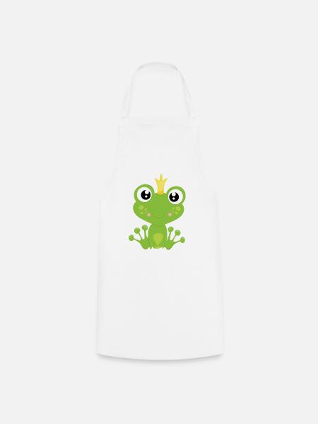 Froschkönig - Kochschürze - Weiß