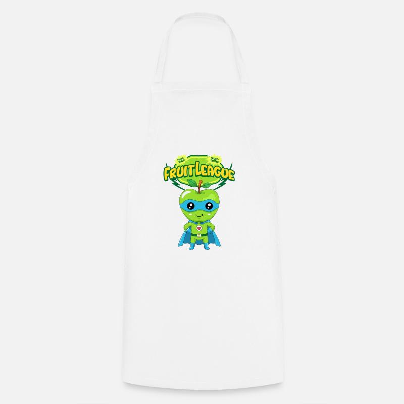 Apple in a suit - Cooking Apron - white