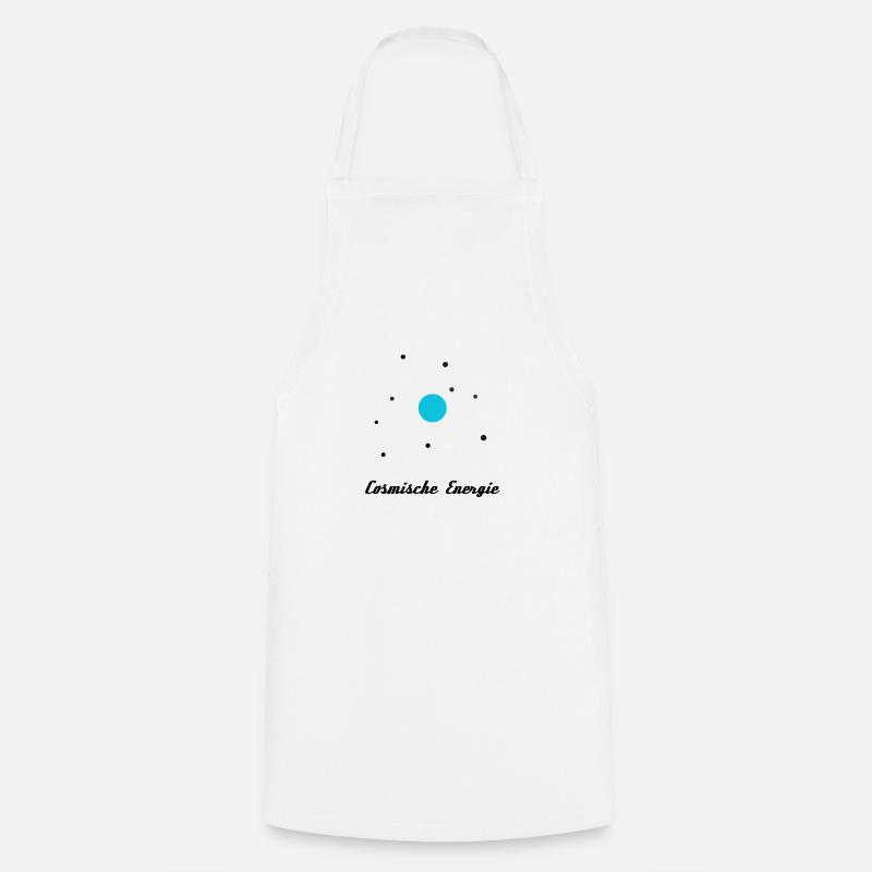 Cosmic Energy Atom Quantum Physics - Cooking Apron - white