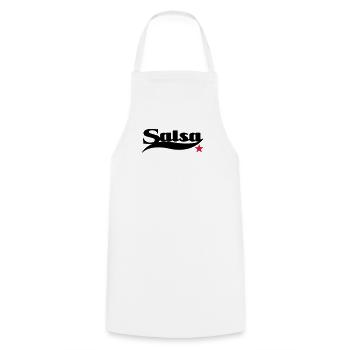 Salsa - Salsa Dance Shirt - Tablier de cuisine - blanc - Devant - AI Model Male 185 dark (185cm)