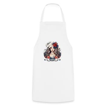 Tee shirt France - Tablier de cuisine - blanc - Devant - AI Model Male 185 dark (185cm)