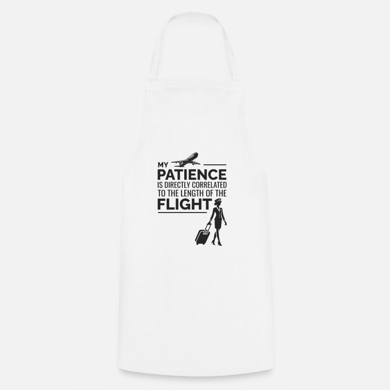 Flugbegleiter Flugbegleiter Flugbegleiterin Flugbegleiterin - Kochschürze - Weiß