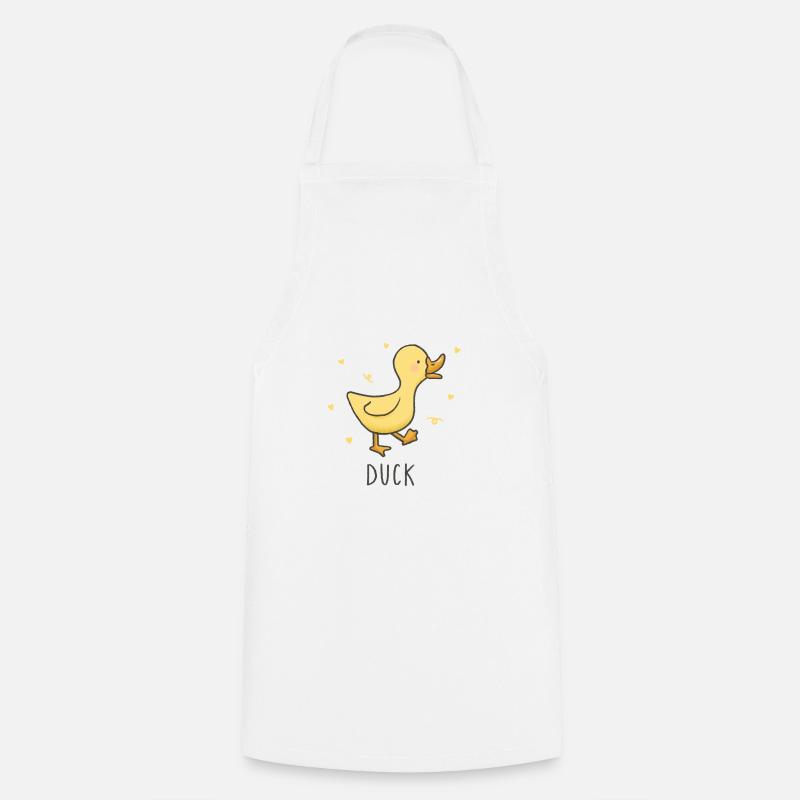 Canard - Tablier de cuisine - blanc