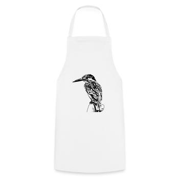 kingfisher - Cooking Apron - white - Front - AI Model Male 185 dark (185cm)
