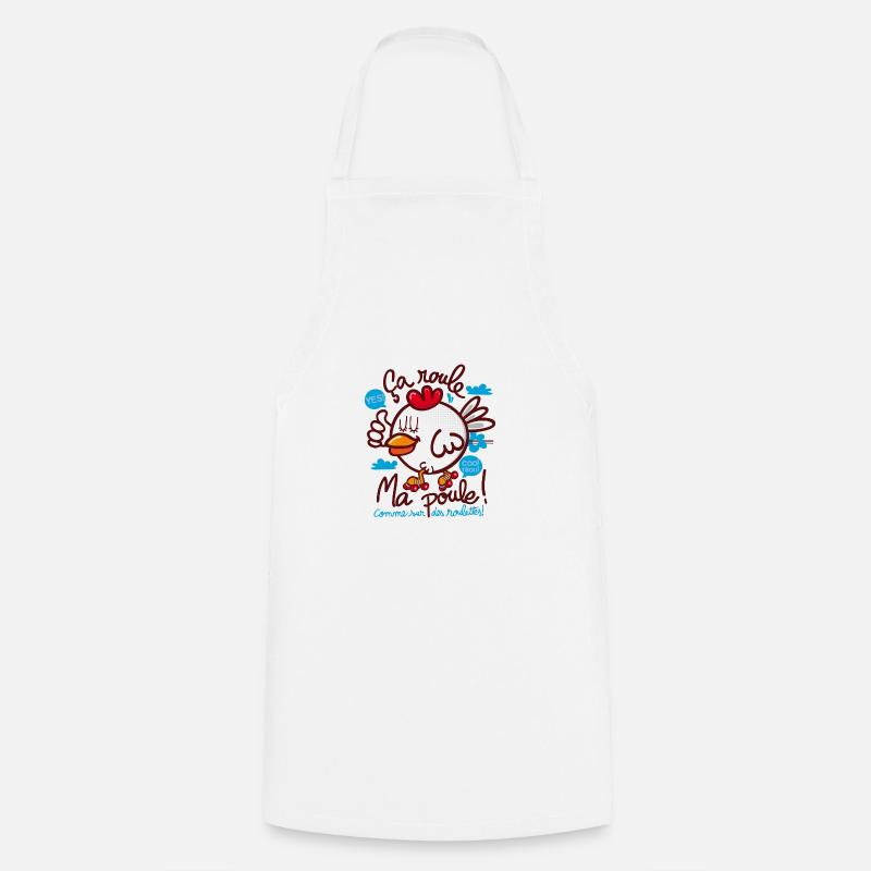 Freewheeling my chicken? - Cooking Apron - white
