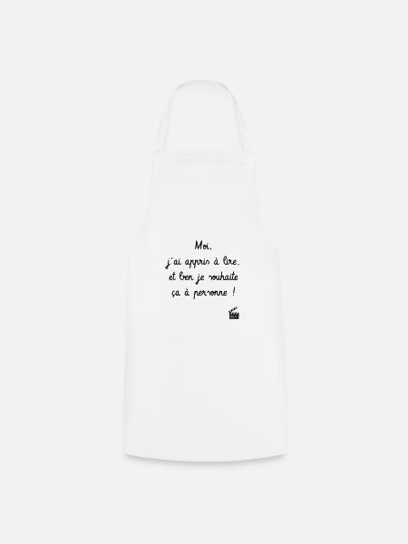 Kaameløtt - Réplique Culte - Citation Léodagan - Tablier de cuisine - blanc