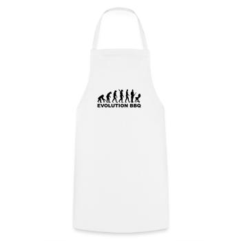 Evolution BBQ - Cooking Apron - white - Front - AI Model Male 185 dark (185cm)