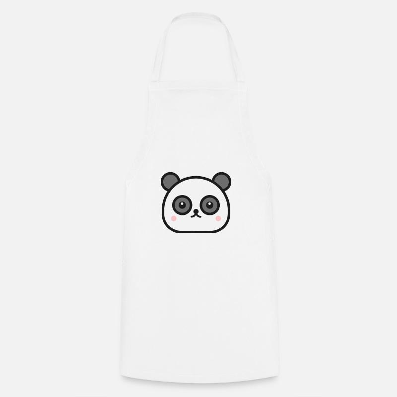 Panda - söpöjä eläimiä lapsille - Esiliina - valkoinen