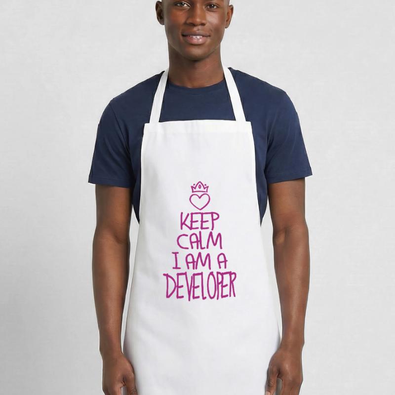 Keep Calm Software Developer Cool Gift Cooking Apron