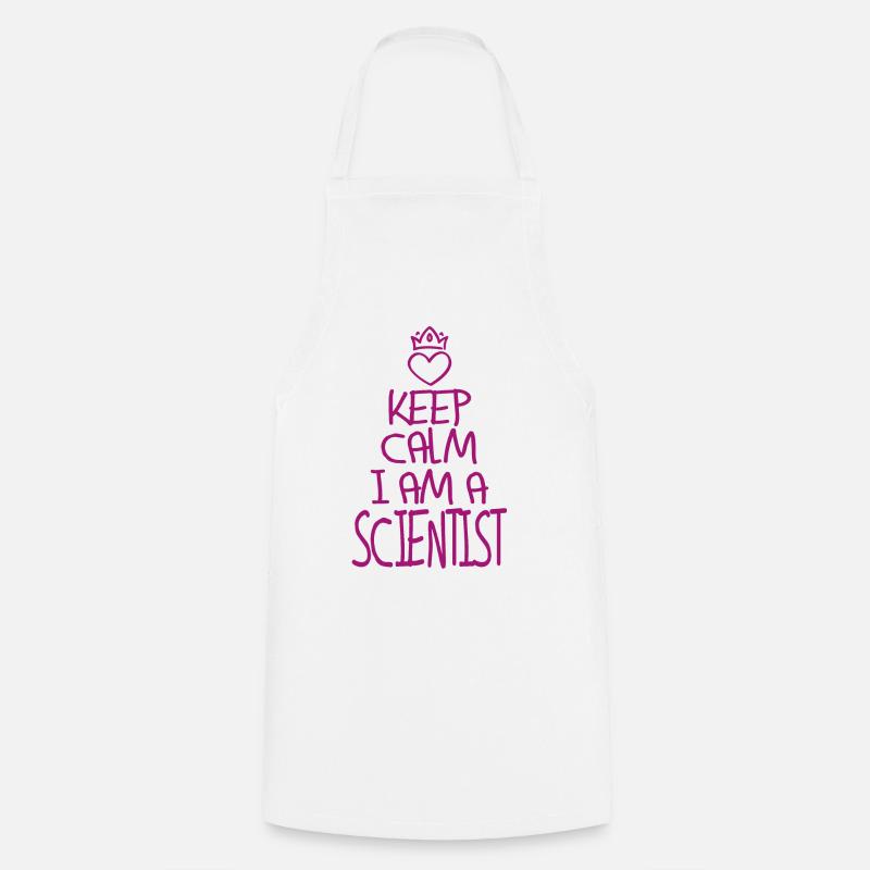 Scientifique Keep Calm - Tablier de cuisine - blanc