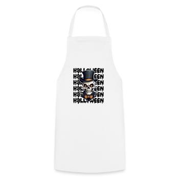 Design d’Halloween effrayant pour la prochaine fête - Tablier de cuisine - blanc - Devant - AI Model Male 185 dark (185cm)