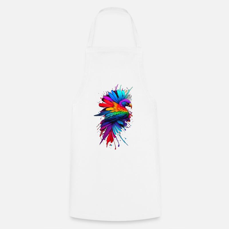 Oiseau de paradis - Tablier de cuisine - blanc