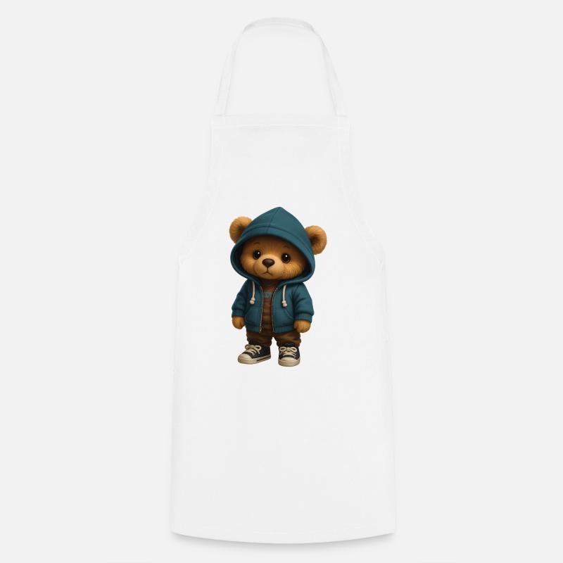Sweat à capuche Teddy - Tablier de cuisine - blanc