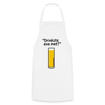 Boisste ene met ? - Déclaration du Carnaval de Kölsch - Tablier de cuisine - blanc - Devant - AI Model Male 185 dark (185cm)