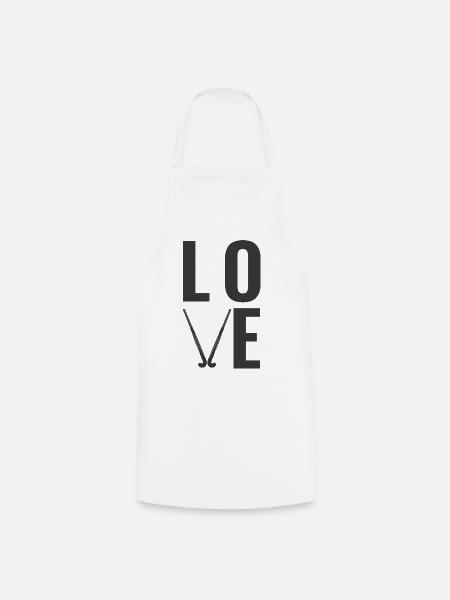 Field Hockey Love - Kochschürze - Weiß