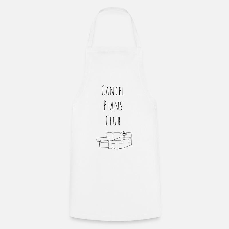 Club des plans d’annulation - Tablier de cuisine - blanc
