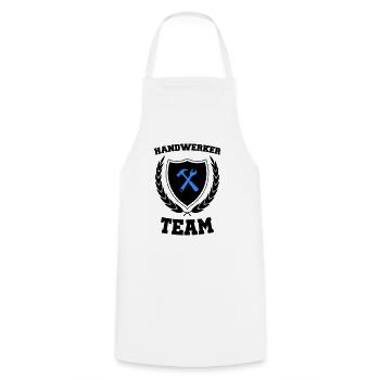 Équipe d’artisans - Tablier de cuisine - blanc - Devant - AI Model Male 185 dark (185cm)