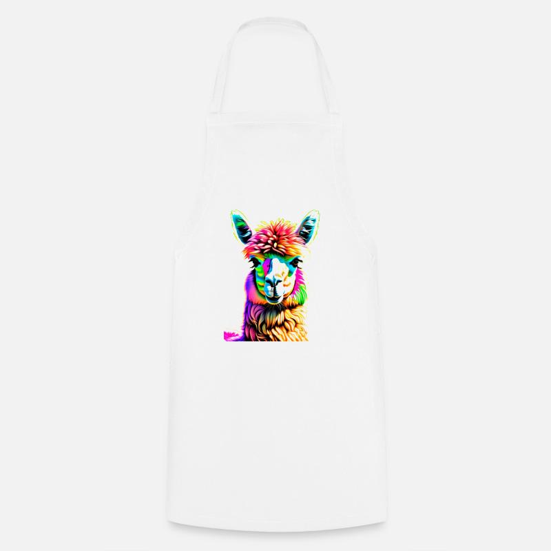 Alphaca colors - Cooking Apron - white