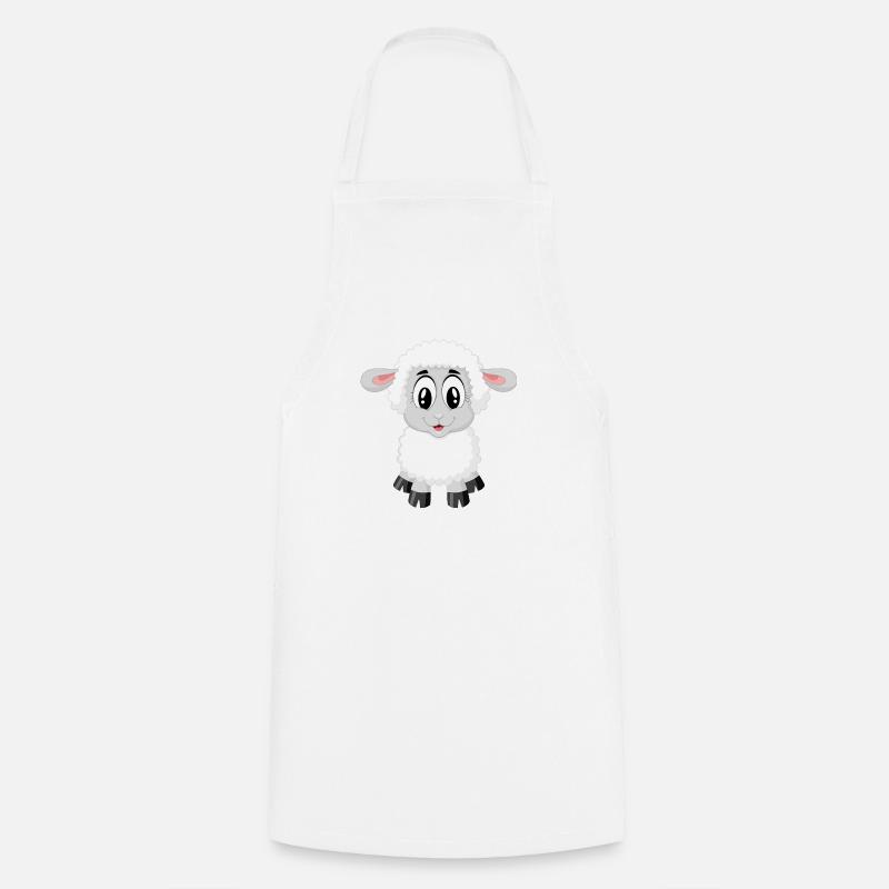 Mouton bébé mouton - Tablier de cuisine - blanc