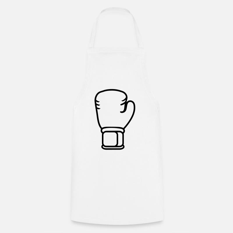 Boxing Glove - Cooking Apron - white
