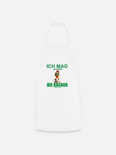 Ich mag Hühner - Kochschürze - Weiß