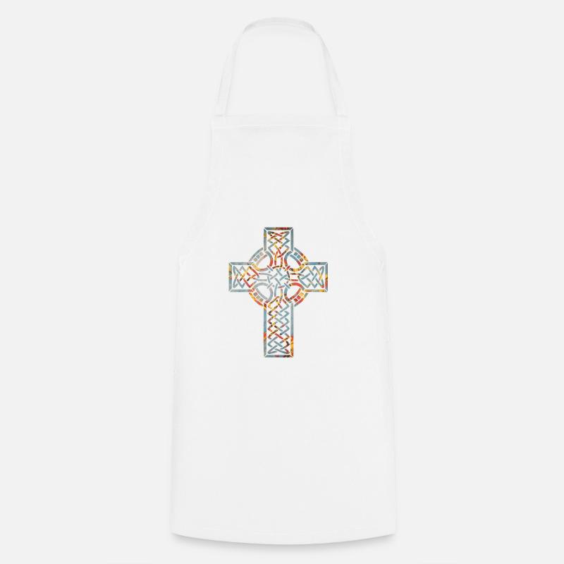 croix 1 e 19 - Tablier de cuisine - blanc