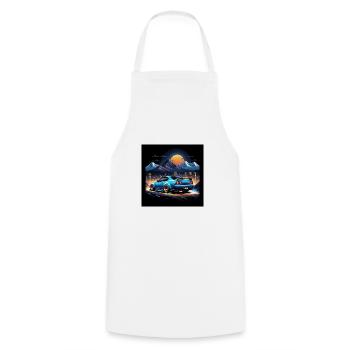 JDM Sportcar tuning Driftcar Voiture Cadeau PS - Tablier de cuisine - blanc - Devant - AI Model Male 185 dark (185cm)