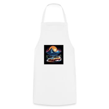 JDM Sportcar tuning Driftcar Voiture Cadeau PS - Tablier de cuisine - blanc - Devant - AI Model Male 185 dark (185cm)