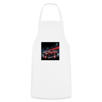 Sportcar Tuning Driftcar Voiture Cadeau PS Carlove - Tablier de cuisine - blanc - Devant - AI Model Male 185 dark (185cm)