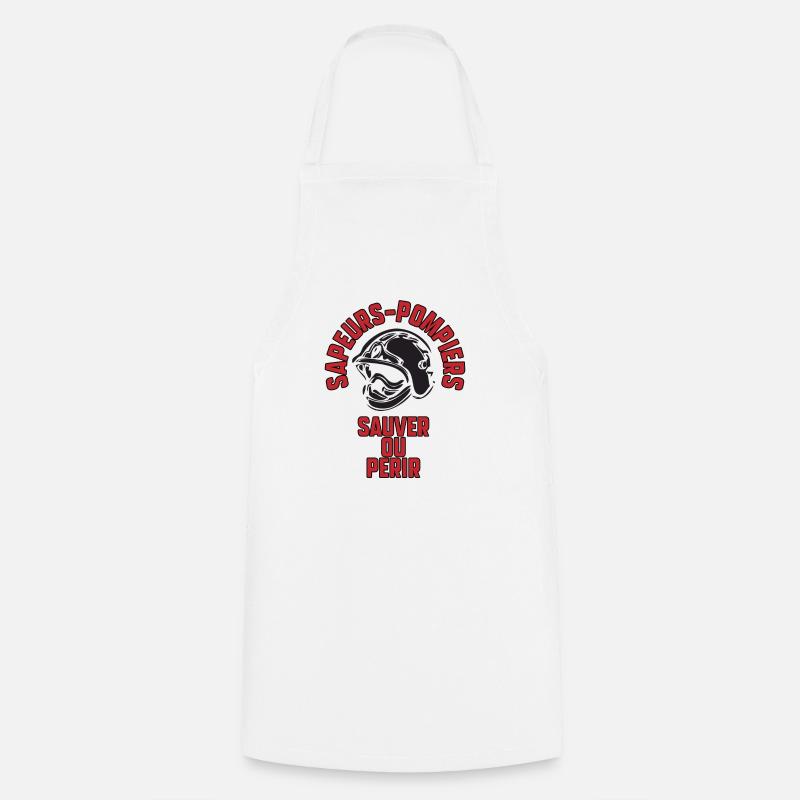 Sapeurs-pompiers sauver ou périr - Tablier de cuisine - blanc