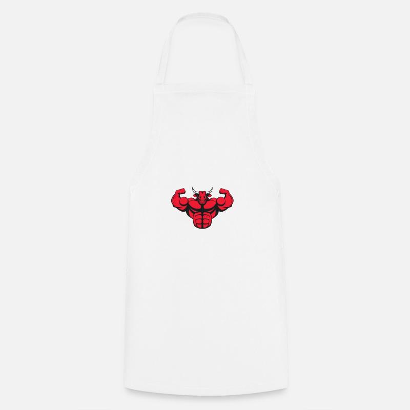 Taureau - Tablier de cuisine - blanc