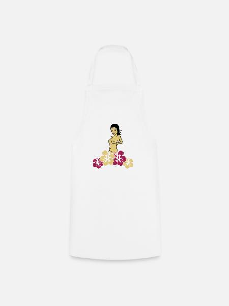 hawai woman - Kochschürze - Weiß