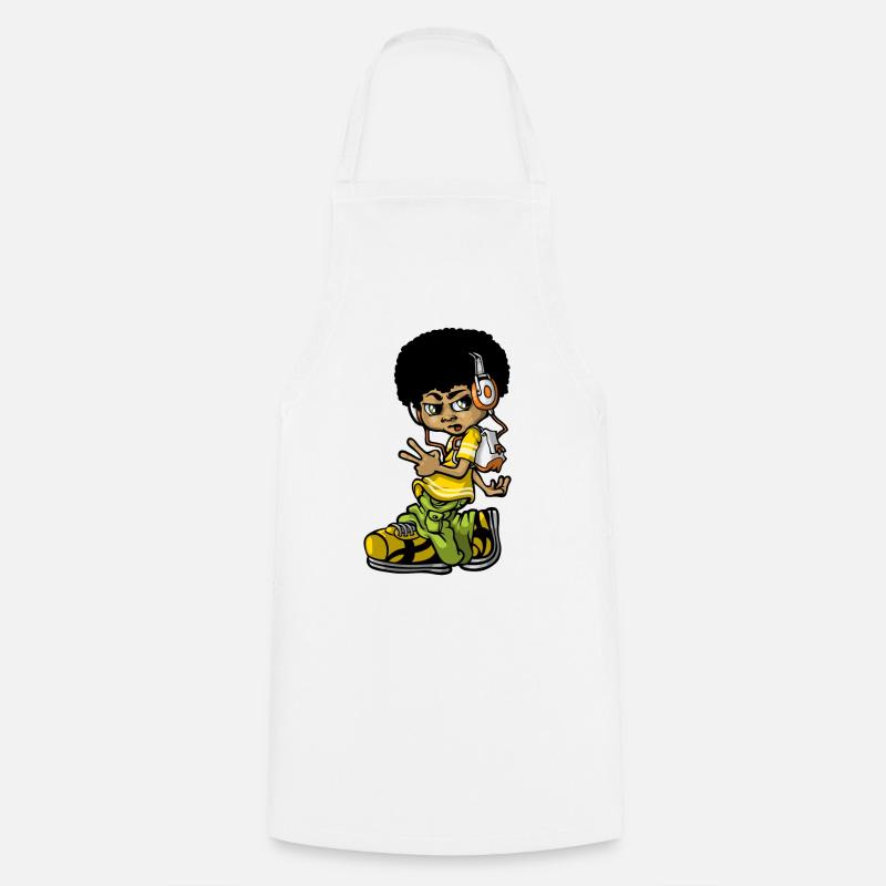 Vintage b-boy - Cooking Apron - white